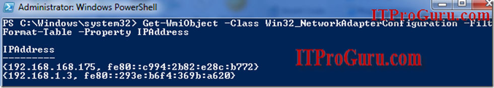 powershell_IPAddresses