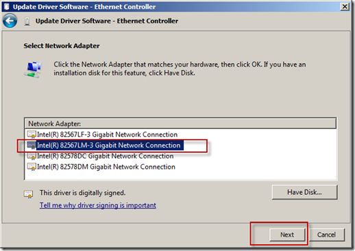 intel r network connections drivers windows 7