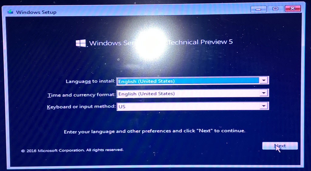 Installing Windows Server 2016 on Bare Metal Step-By-Step